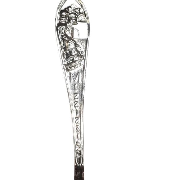 Mississippi Collector Souvenir Spoon 4" Vtg Silver Tone - Picture 5 of 6